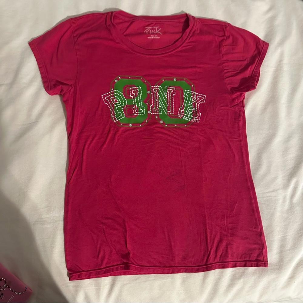 Pink Victoria's Secret Y2K vintage shirt